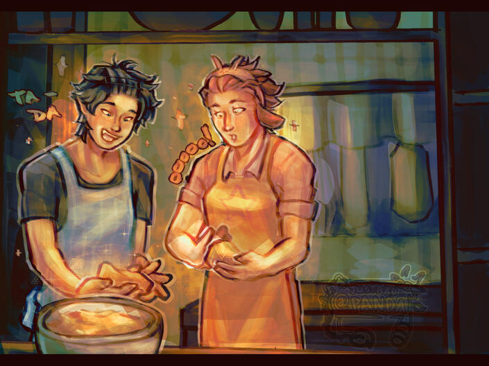 Baking with Rin Okumura
